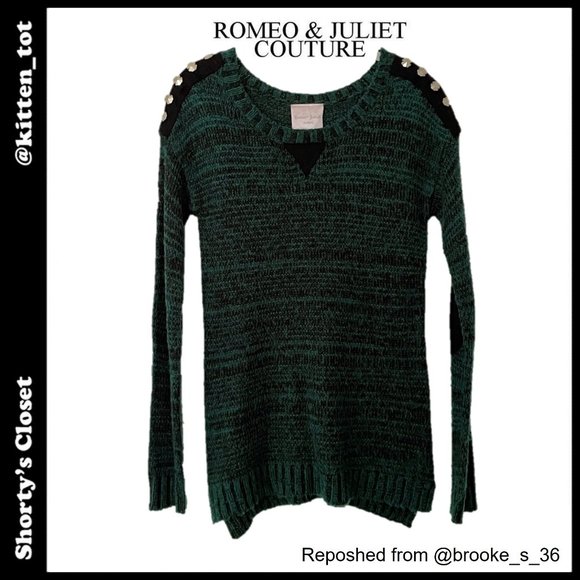 GUC! Crewneck sweater with "studs" - Picture 1 of 4